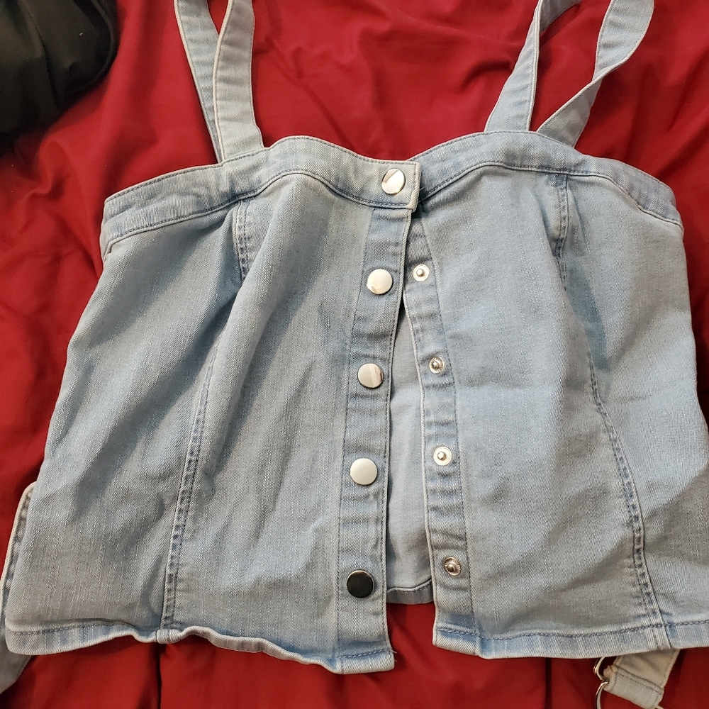 Mint condition Guess jean button tank